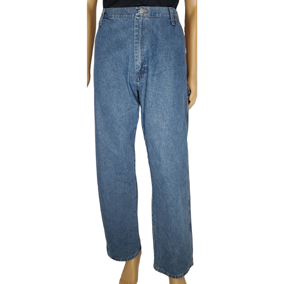 Wrangler Carpenter Work Blue Jeans Mens Size 40x30*(See measurements for fit) #2 - Picture 5 of 7